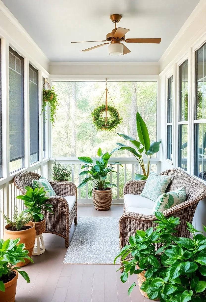 Incorporating Greenery: Bringing ‍the‍ Outdoor‍ Vibe Inside Your Porch