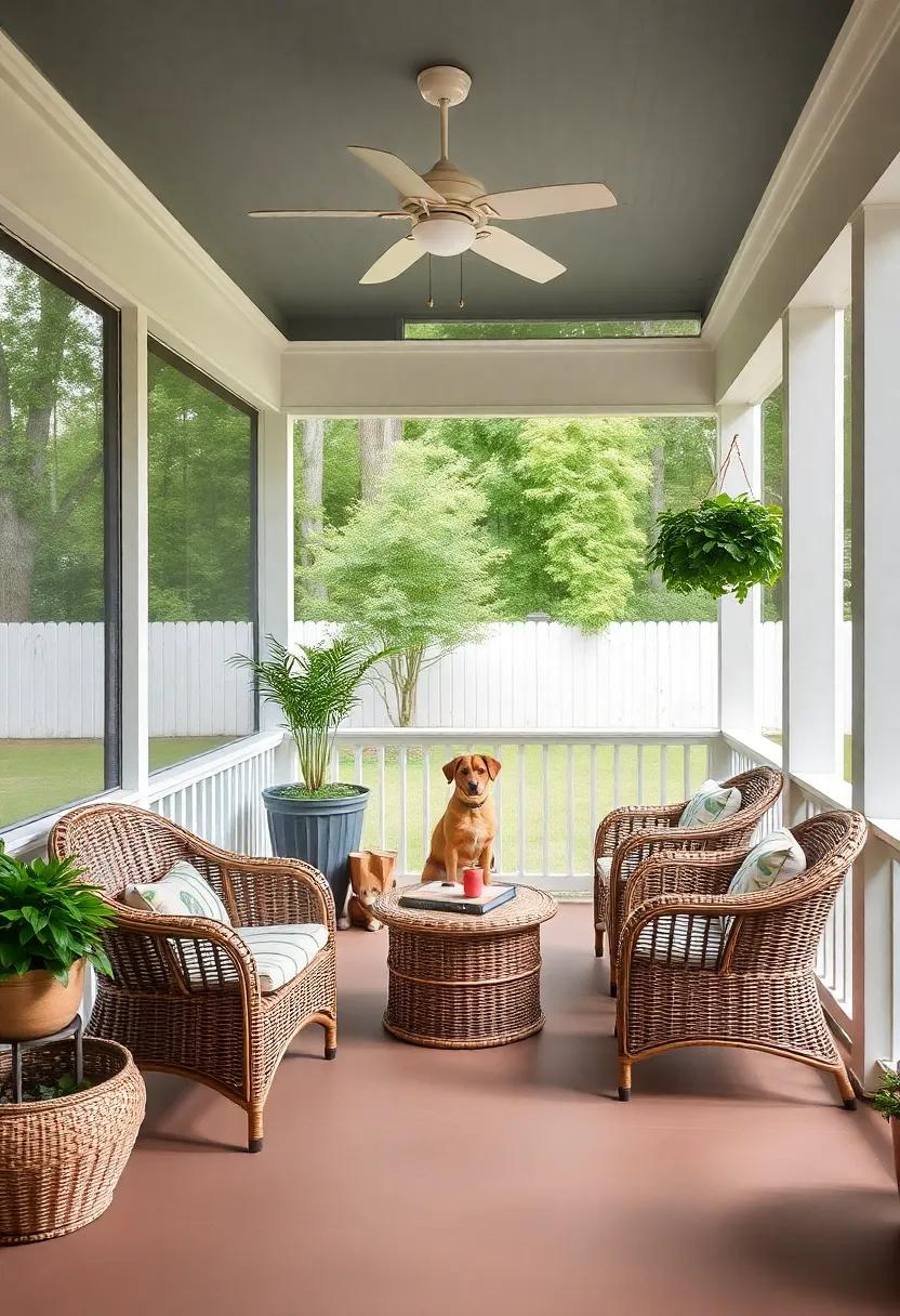 Pet-Friendly Porches:‍ Designing with Four-Legged Companions⁣ in Mind