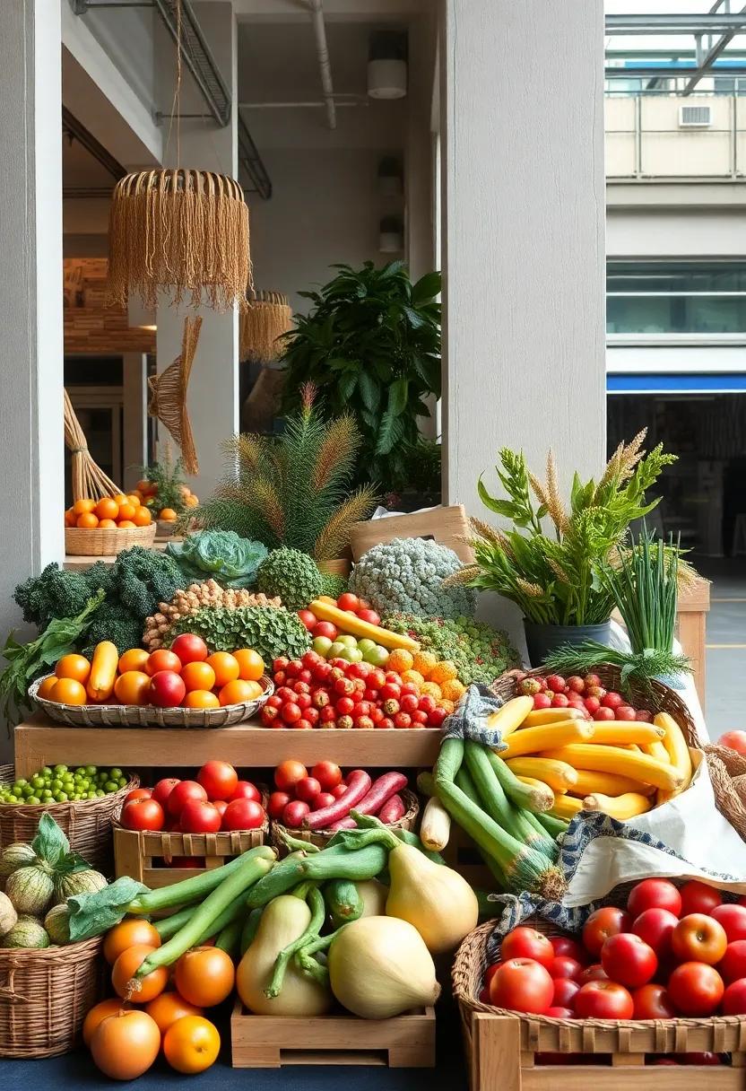artful Displays of ⁢Seasonal Produce⁢ in⁤ Urban Markets
