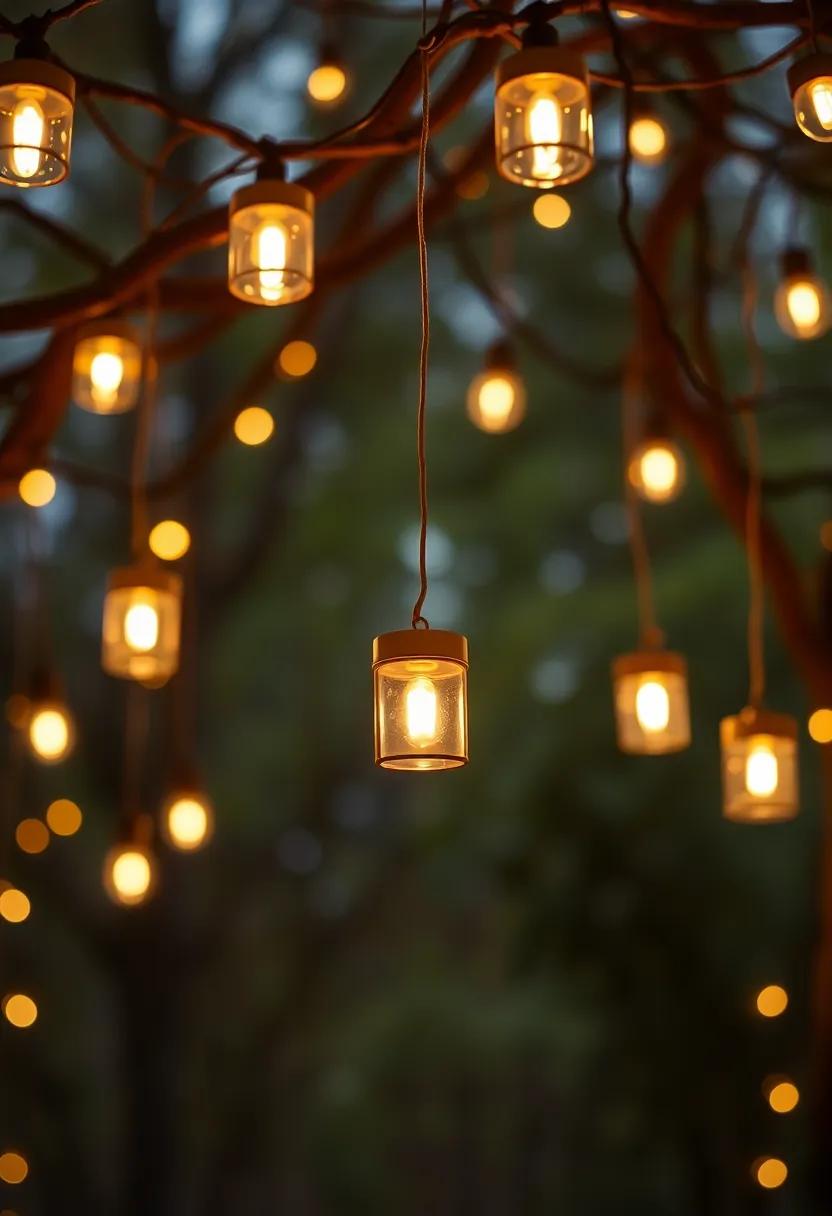 Hanging Tea ​Lights: Suspend tea light holders⁢ from​ tree branches or⁣ hooks for an⁤ enchanting garden⁢ ceiling ‌filled with ⁣soft, ​dancing light