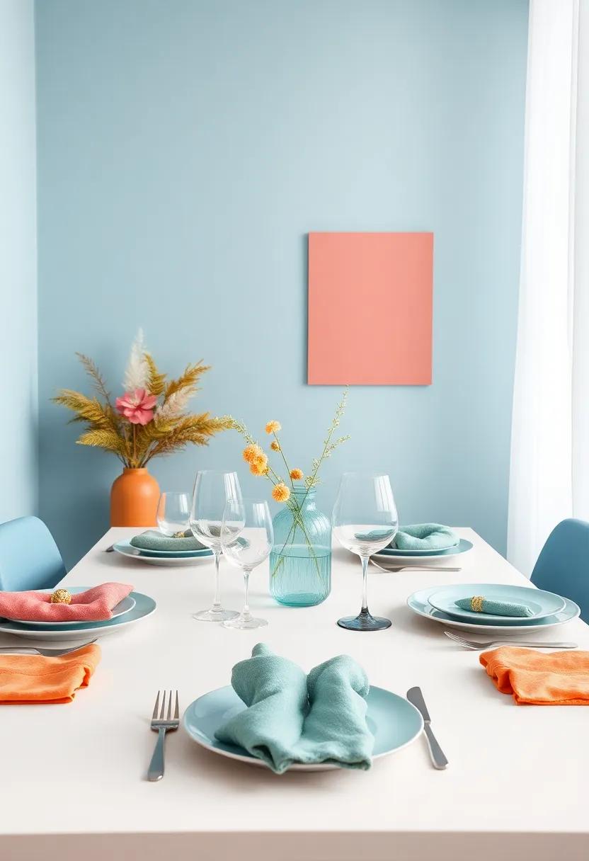 Playful Color Combinations⁣ That​ bring Joy and Energy to Dining Experiences