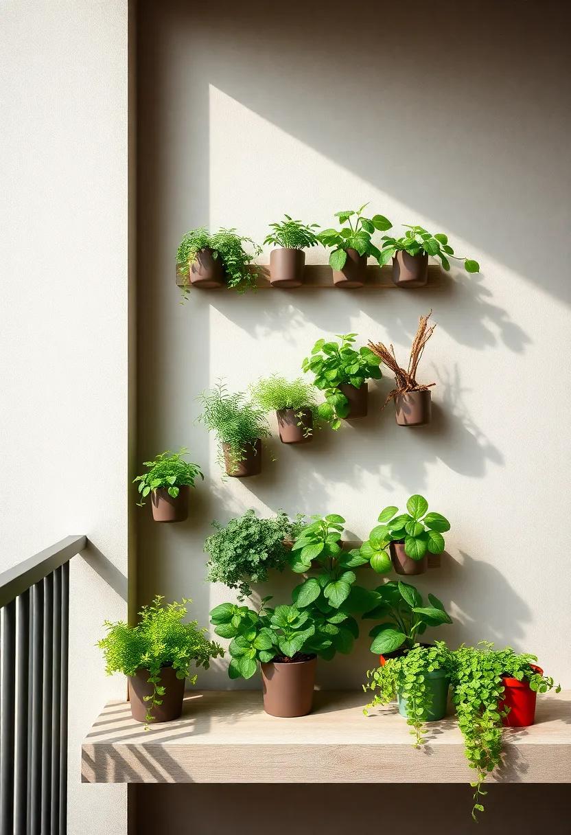 Showcasing vertical Herb Gardens In Different Seasons