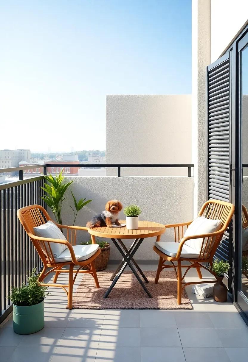 Pet-Friendly​ Balconies: furniture⁣ Ideas That Accommodate Your Furry Friends