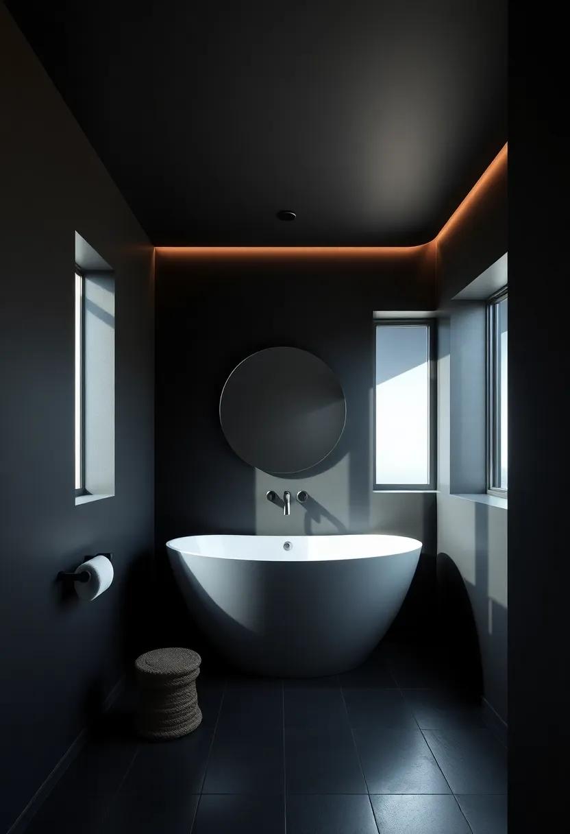 Consider a⁤ dark⁣ ceiling to create the ⁣illusion of a spacious, towering space