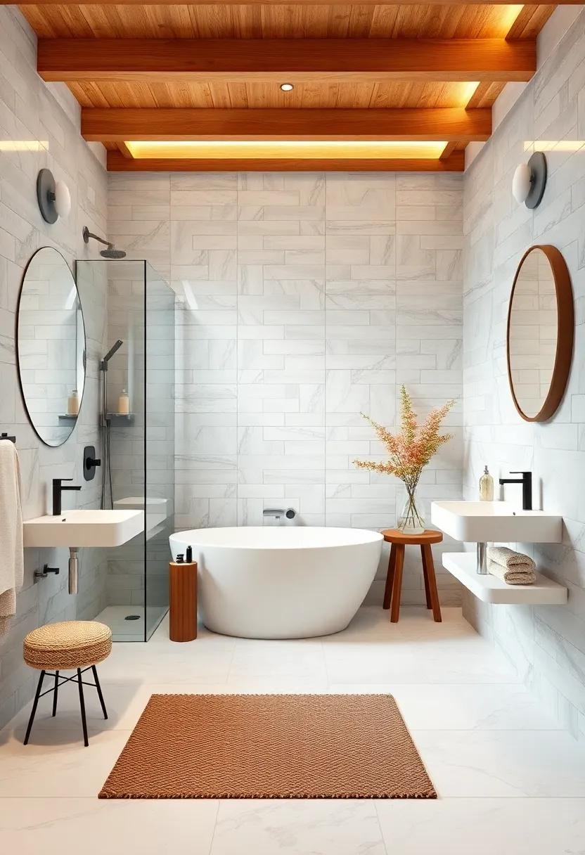 Glossy White Tiles to Reflect ⁢Light ⁢and Enhance ⁣brightness