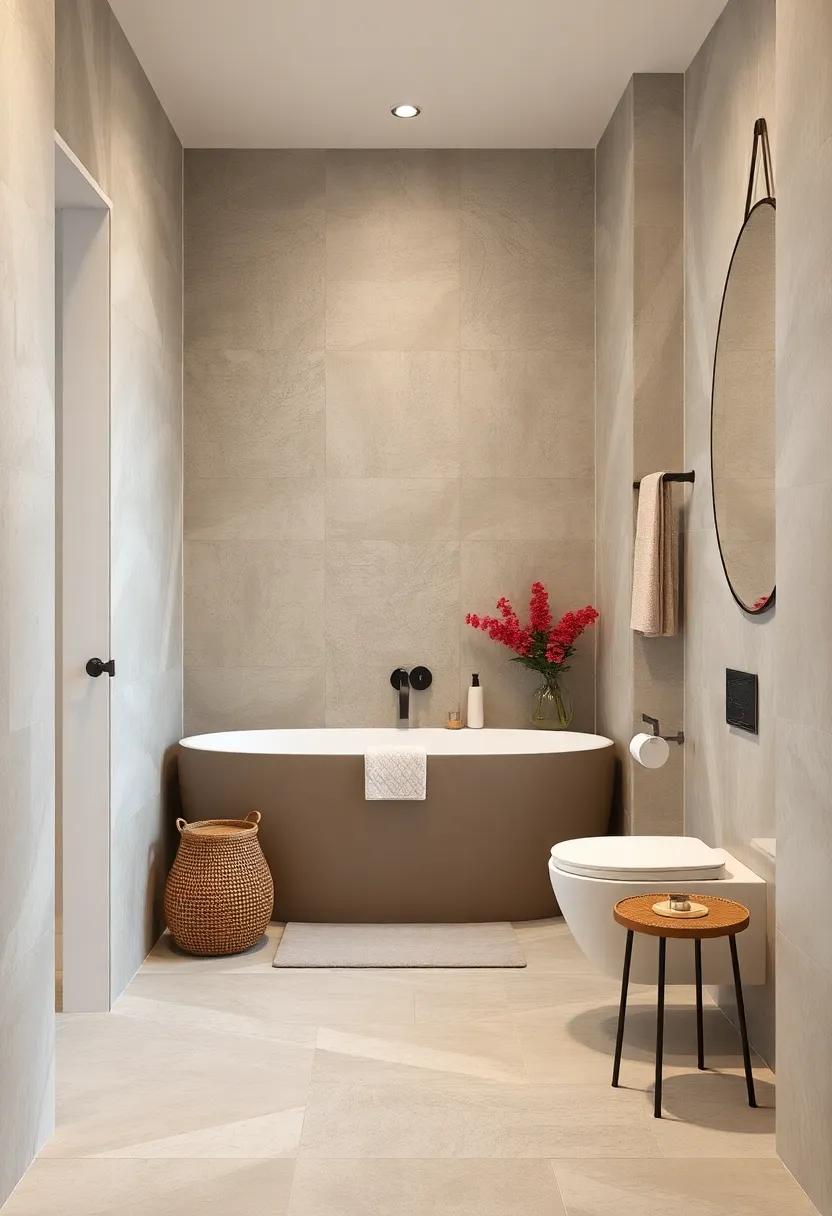 Matte ​Finish Tiles‍ in Neutral Tones to Create ‌a Calm ⁢Ambiance