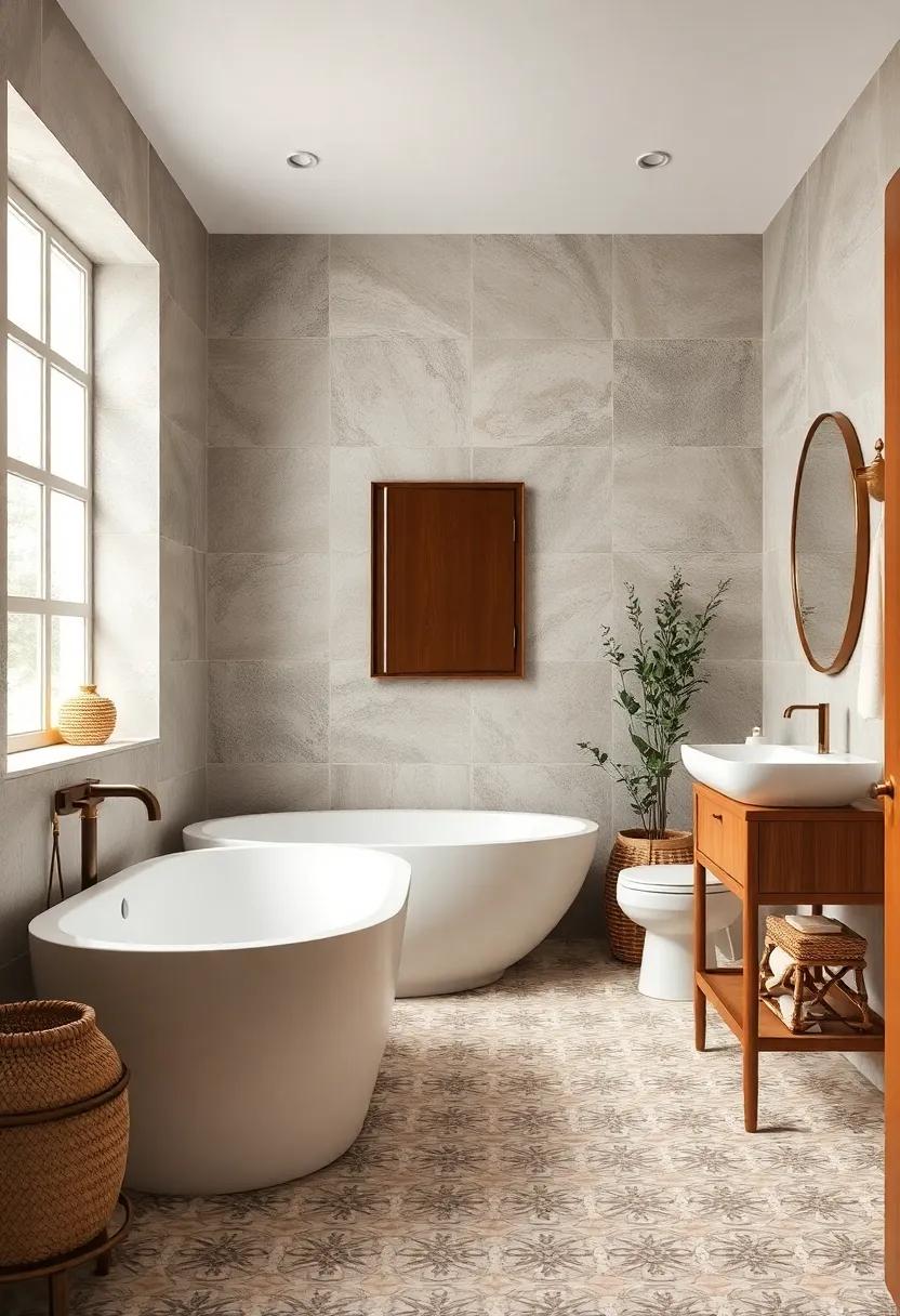 Patterned Encaustic Cement Tiles for artistic ⁢Flair