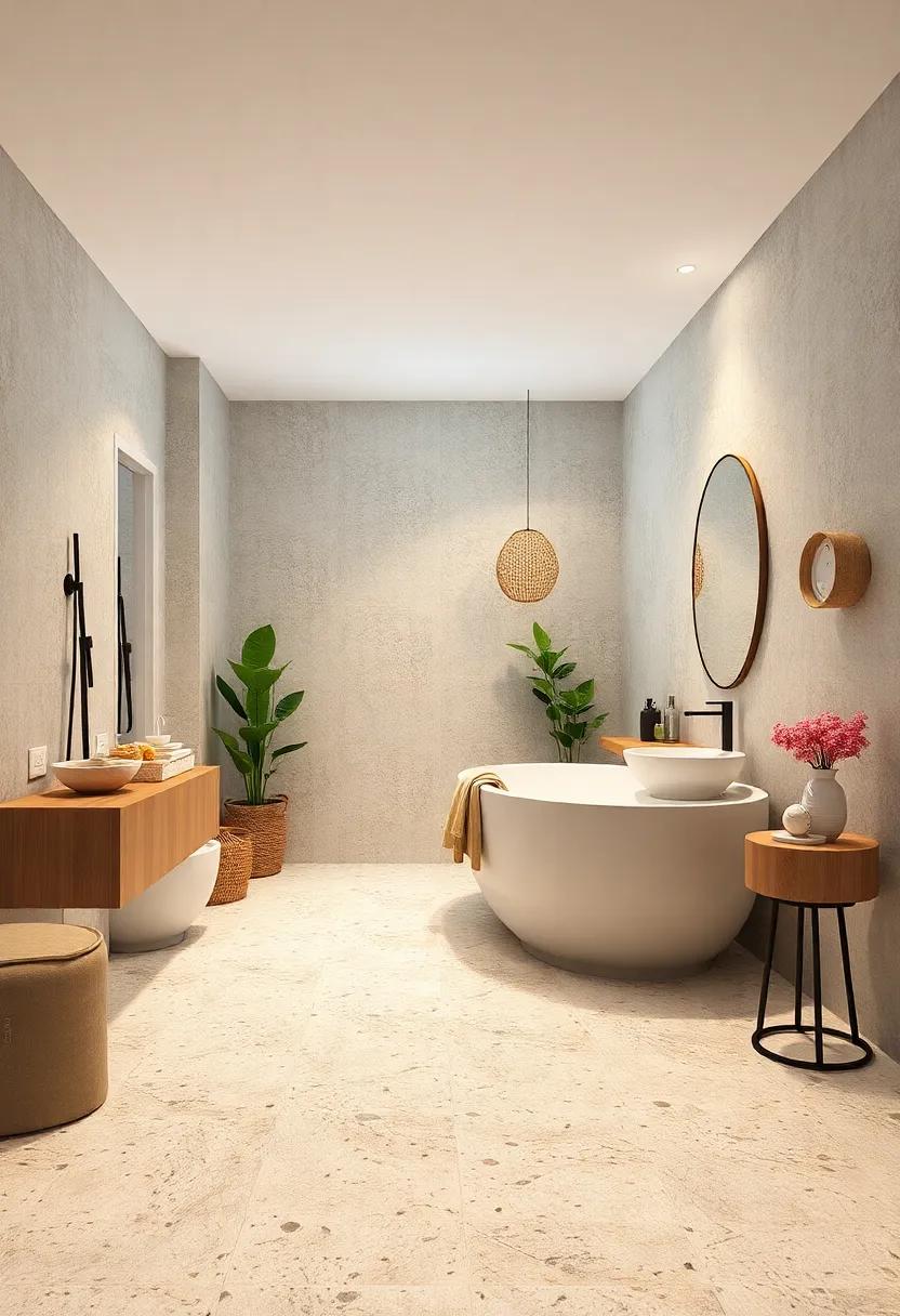 Terrazzo tiles with Mixed Chips⁢ for Playful Texture