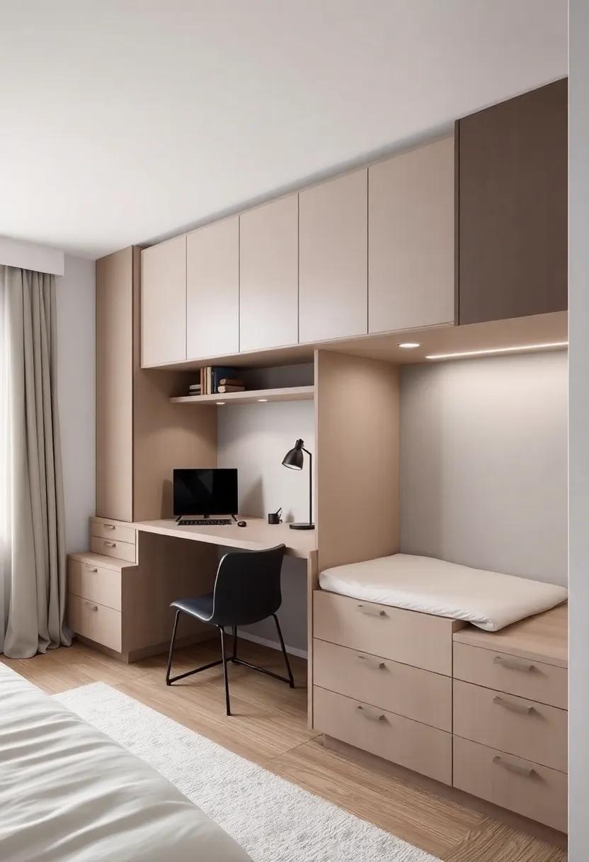 Incorporating stylish Desks that Blend Seamlessly ⁣with Murphy Beds