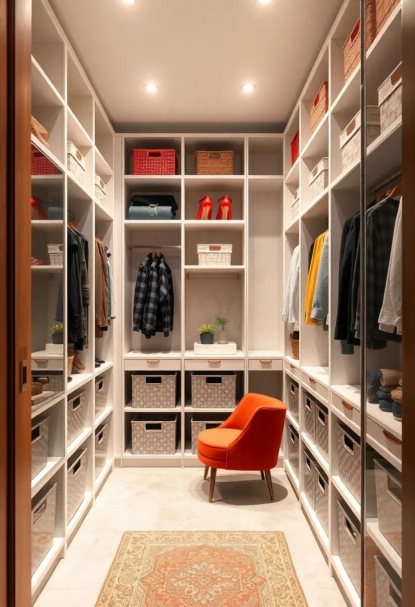 Custom-built ⁢cubbies paired with labeled bins create⁣ a clutter-free ⁣zone, making it easy ⁣to​ find accessories⁤ and​ shoes at a glance