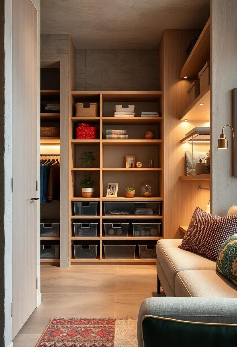 Stackable storage bins ​with clear⁤ fronts allow for quick identification ⁣of contents ‌while keeping everything orderly