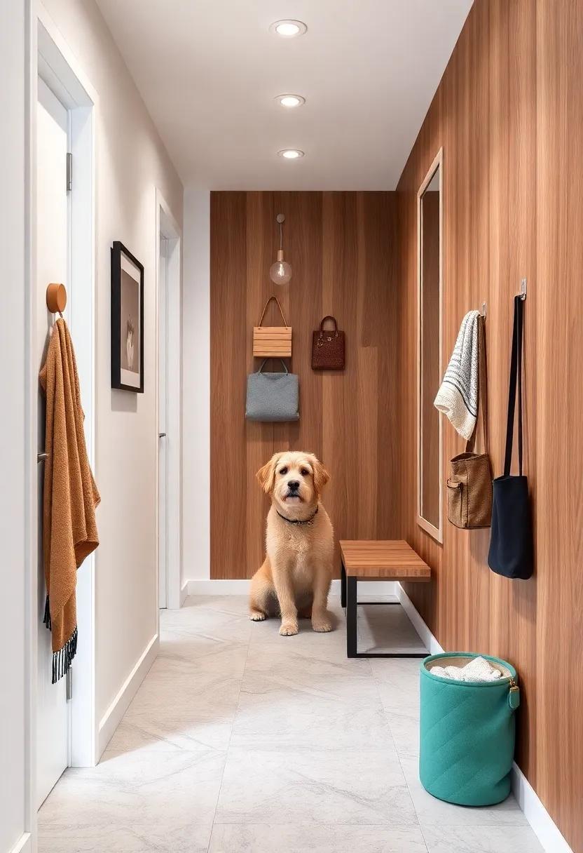 Space-Saving Ideas ⁢for ⁤pet Accessories in Hallway Design