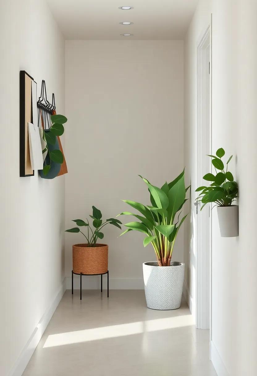 Strategic Use of⁣ Plants to Bring life to Your Hallway