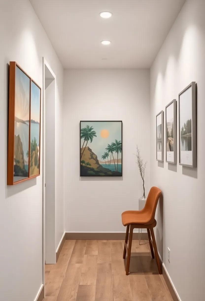 Dabble‌ in the arts by combining painting and photography - hang your own artwork alongside‍ personal photographs ⁤for a gallery feel