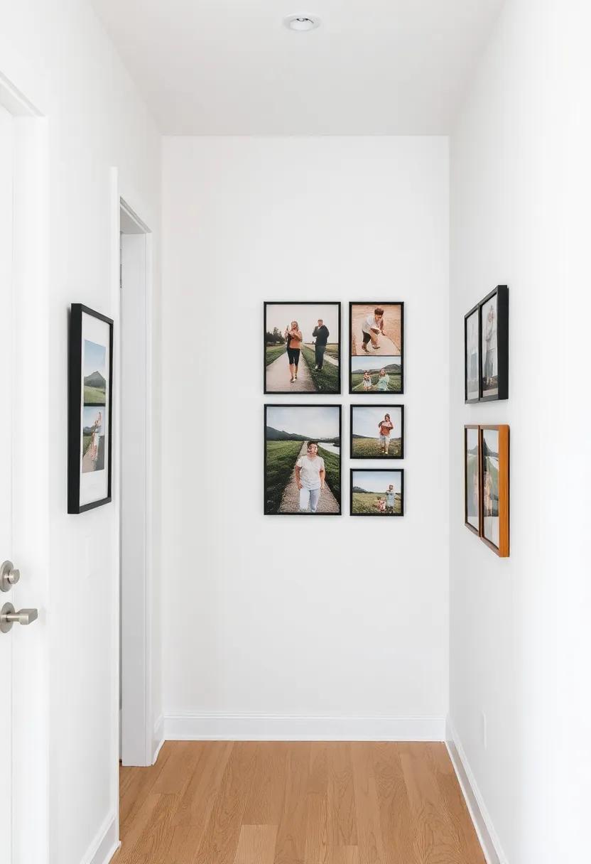 Curate ⁣a storytelling theme ​on ⁤your wall by arranging images chronologically, leading guests through your family’s journey one⁤ frame at a time