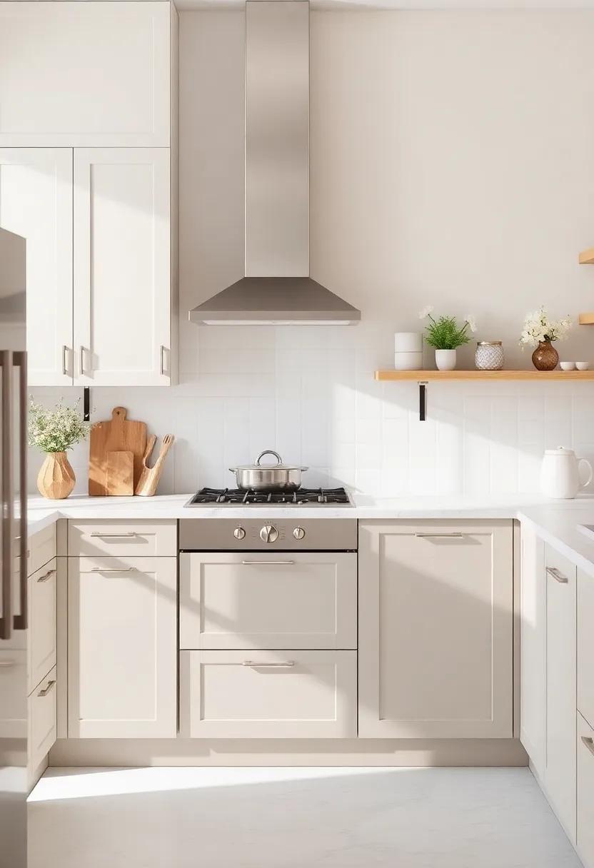 Almond Blossom: A soft, warm neutral that complements many styles, providing a clean and inviting base for⁤ your kitchen