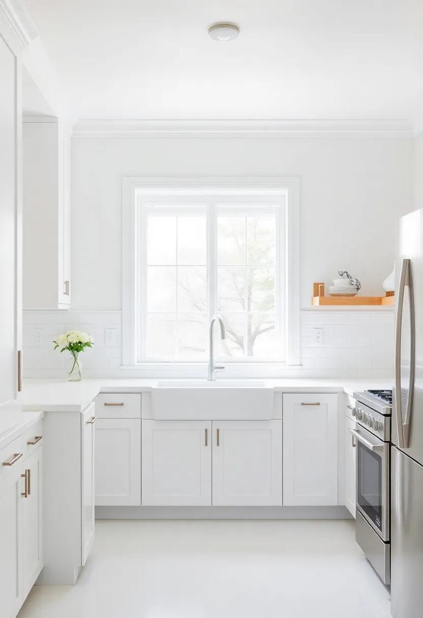 Bright White:‍ A classic choice that ‌opens up space, making‌ even the tiniest kitchen feel airy and expansive