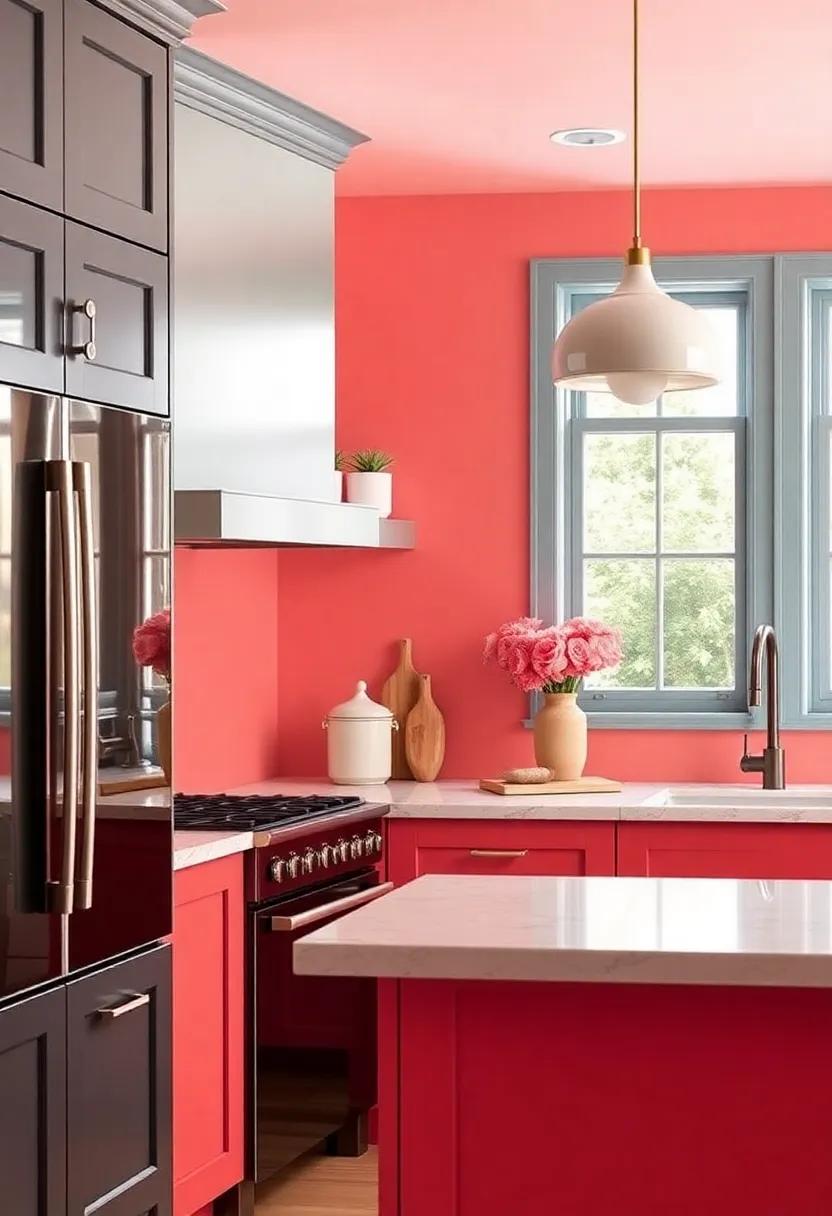 Coral Reef:‍ A vibrant coral shade that ⁤injects⁣ fun into your kitchen space,⁤ perfect for the modern home chef