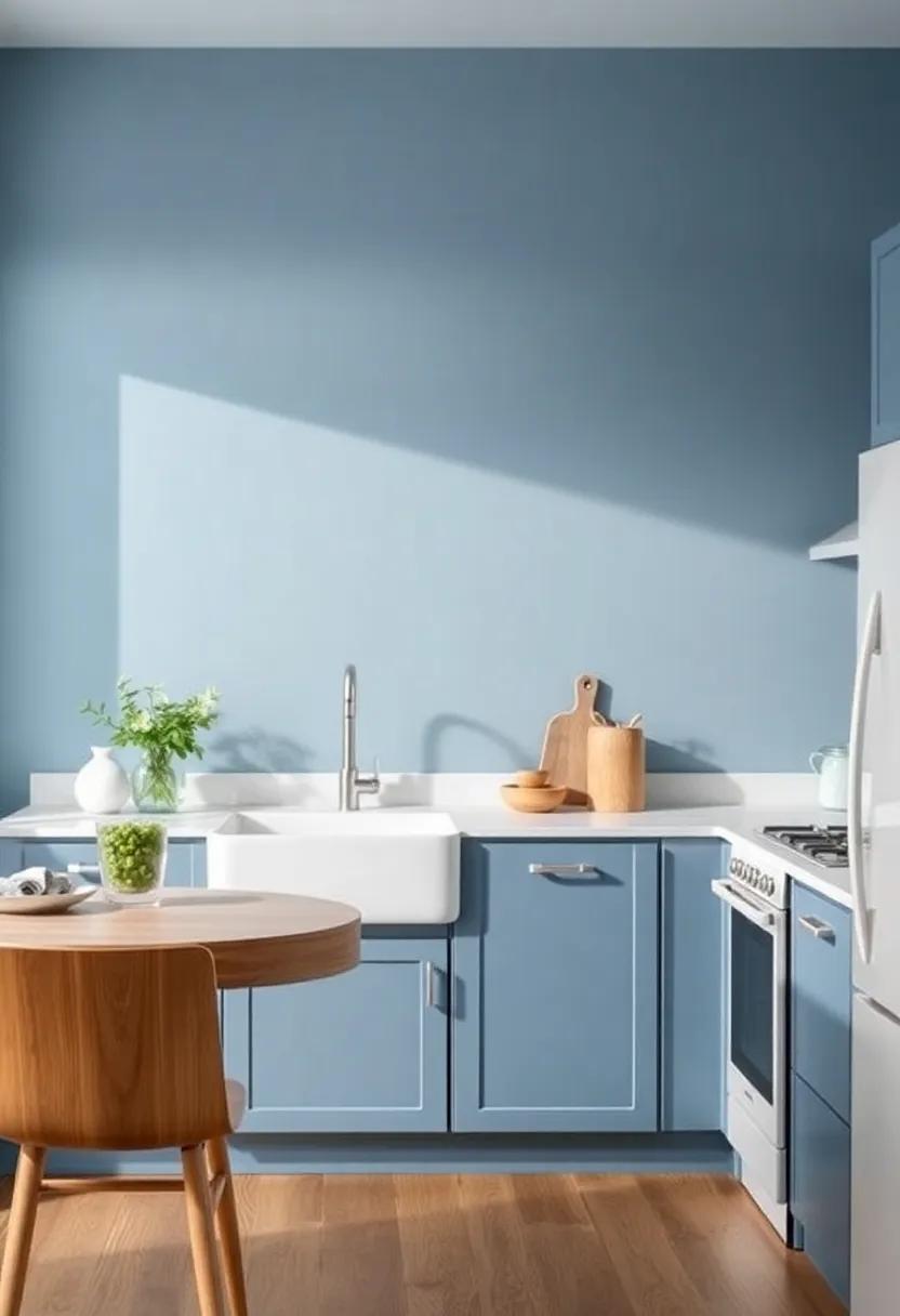 Faded Denim: This versatile blue brings an element of ⁣casual chic, making your kitchen feel both ⁢stylish and relaxed