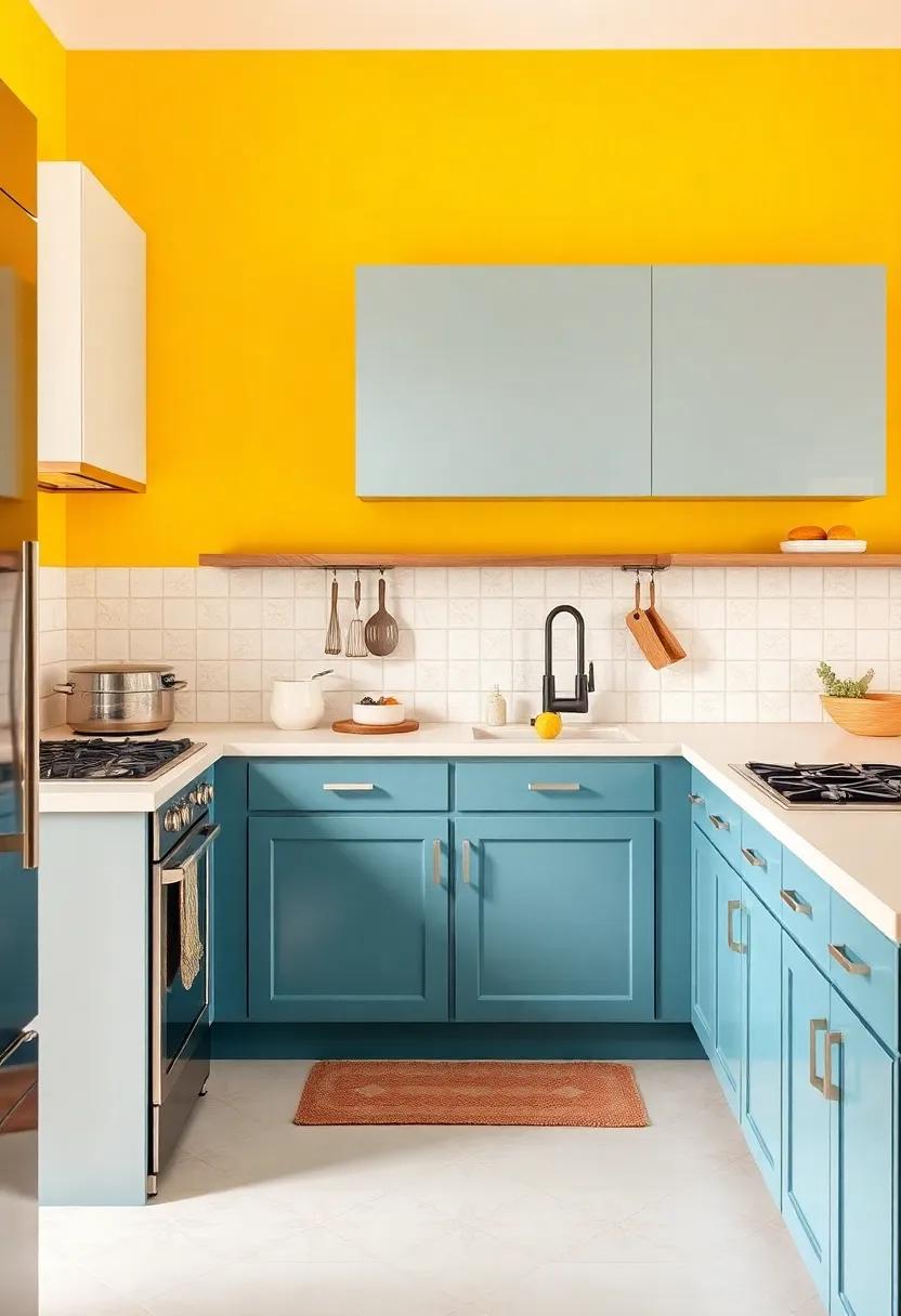 Golden Mustard: A‌ rich and⁤ cheerful ​yellow that can act as a statement color,infusing energy into your ⁢meal prep area