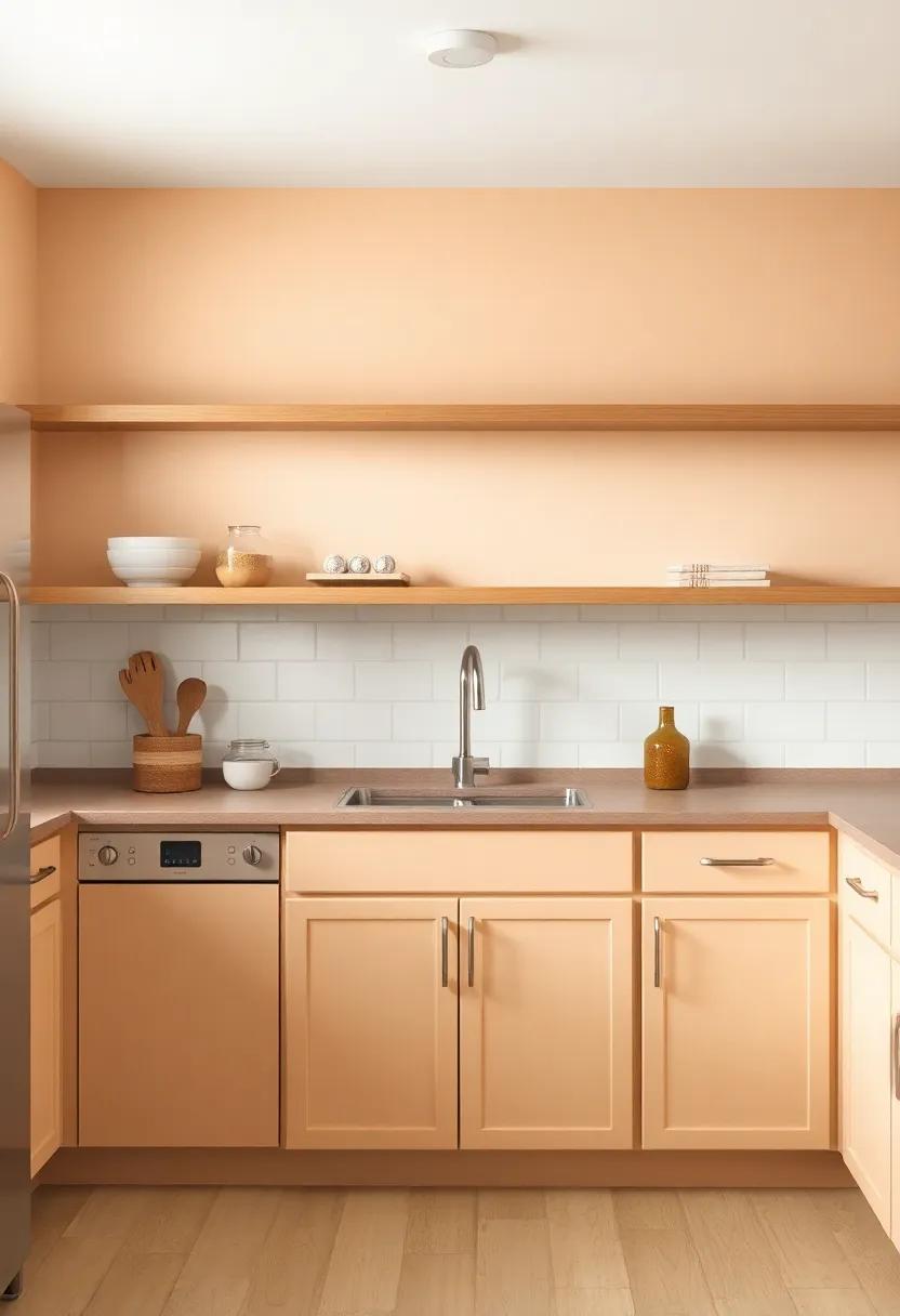 Peachy Beige: A subtle blend​ of peach and tan ​that creates warmth without‌ overwhelming the senses, ideal for small spaces