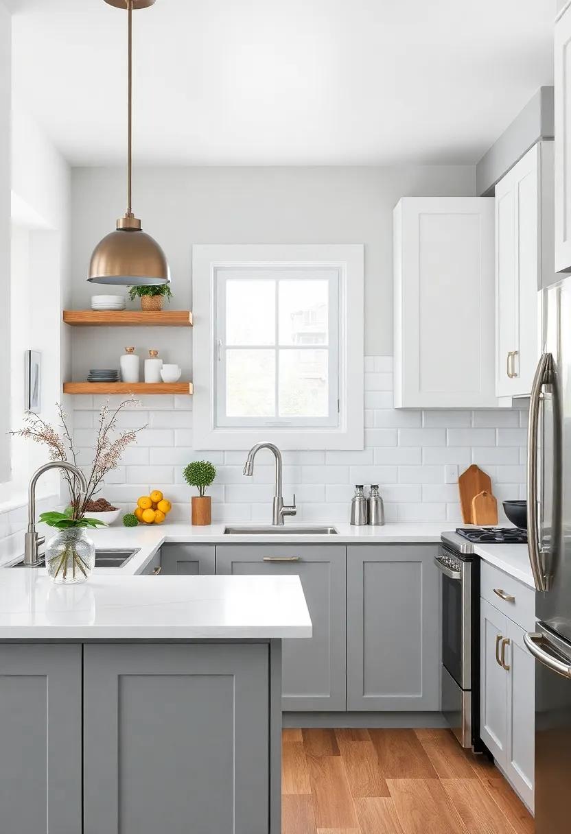 Snowy Gray: A cooler alternative ‍to⁤ stark white, this shade provides a sleek⁤ backdrop for colorful ‍decor and ⁣appliances