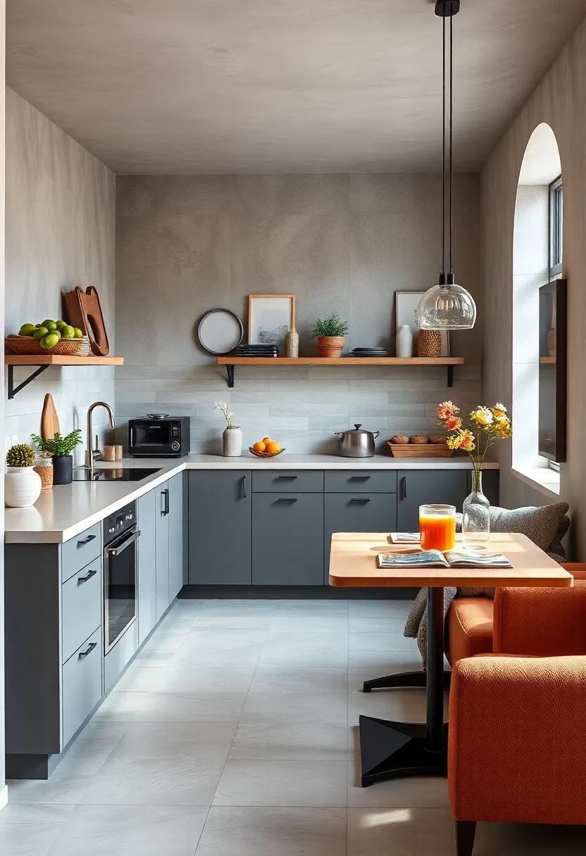 Versatile Foldable Tables With Adjustable Heights Catering to Various Kitchen Activities and Needs