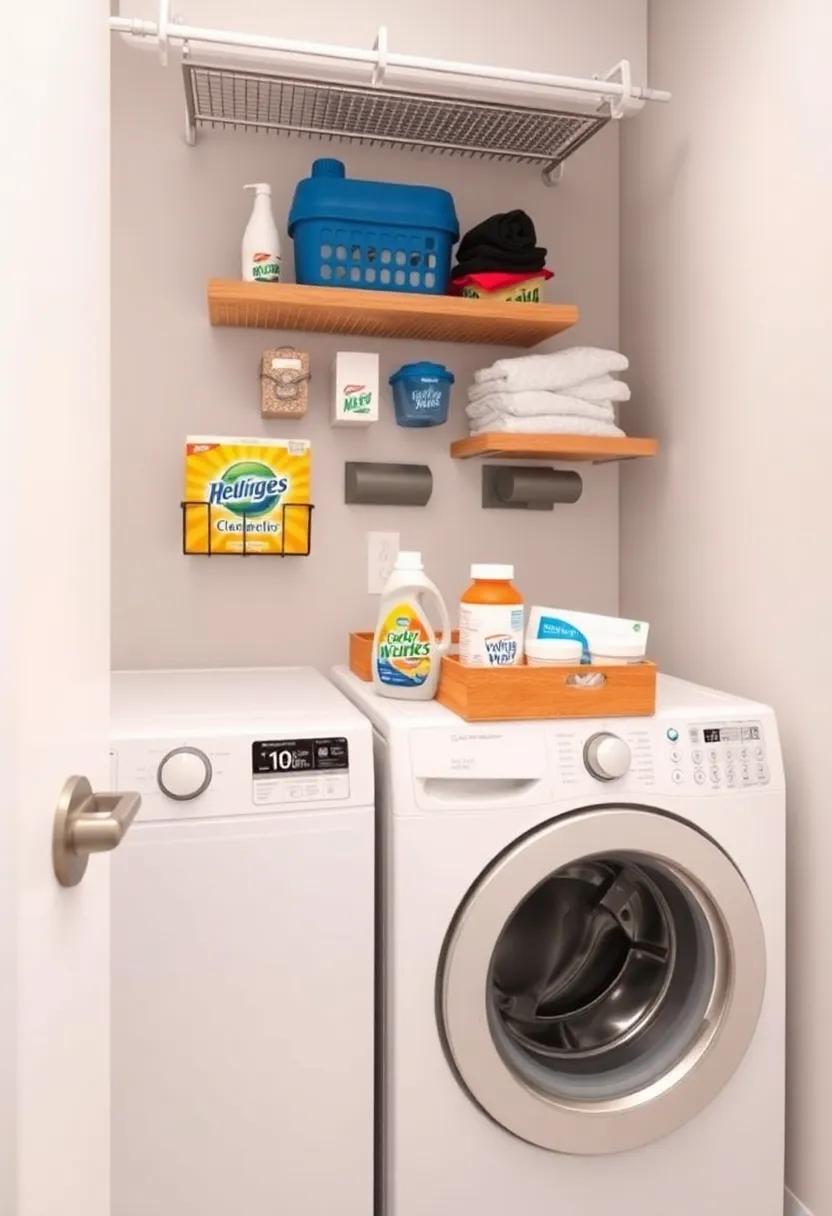 DIY‍ Magnetic Supply ⁢Holders: Create your own magnetic holders⁣ to store essential items ​such ​as‌ detergent pods ​and dryer sheets on ​the ​side‍ of your washer