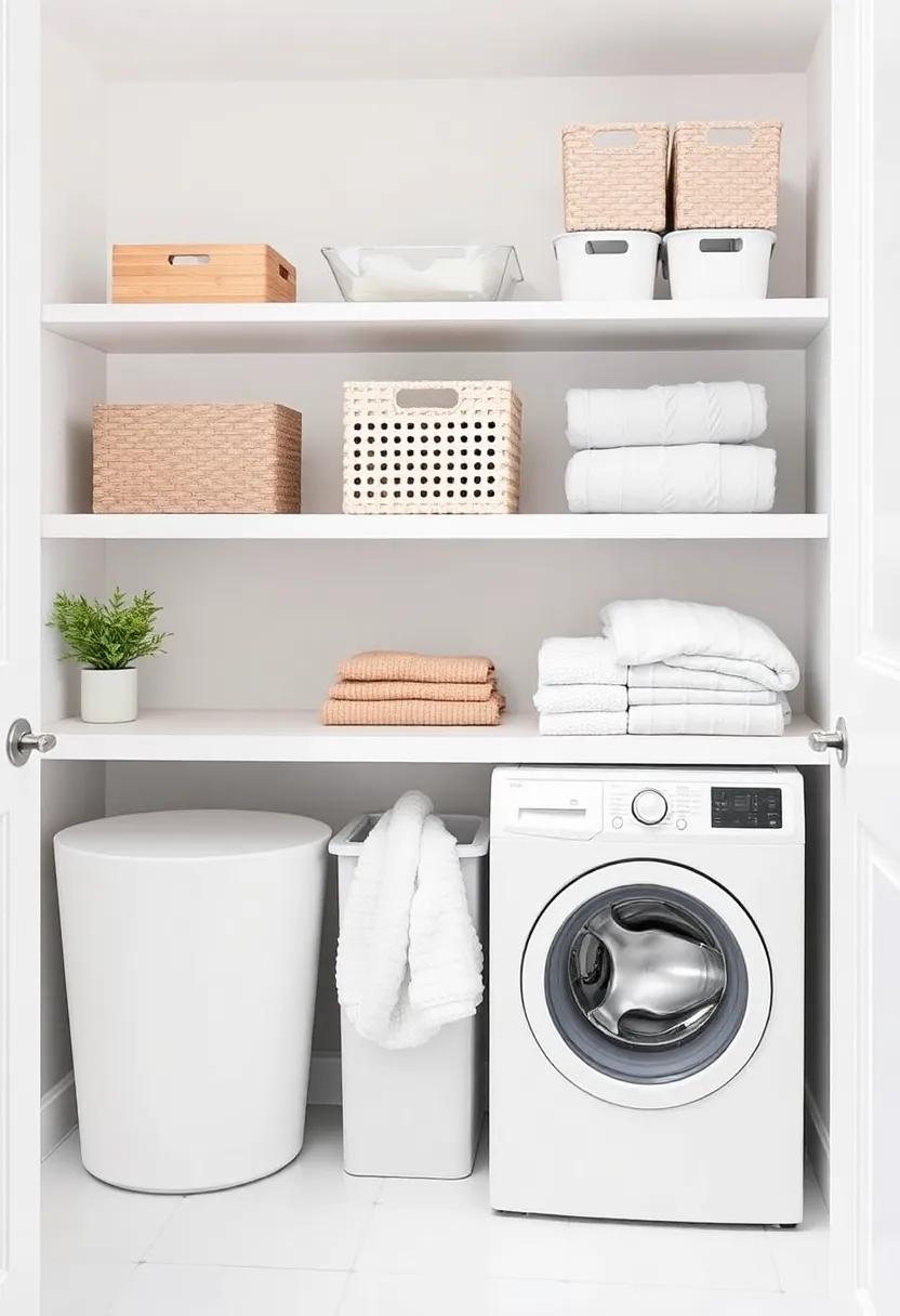 Stackable ​Bins:​ Utilize stackable storage bins to create a‌ customized⁤ laundry system.‌ These bins‍ allow you to separate colors,delicates,and ​linens ⁤easily