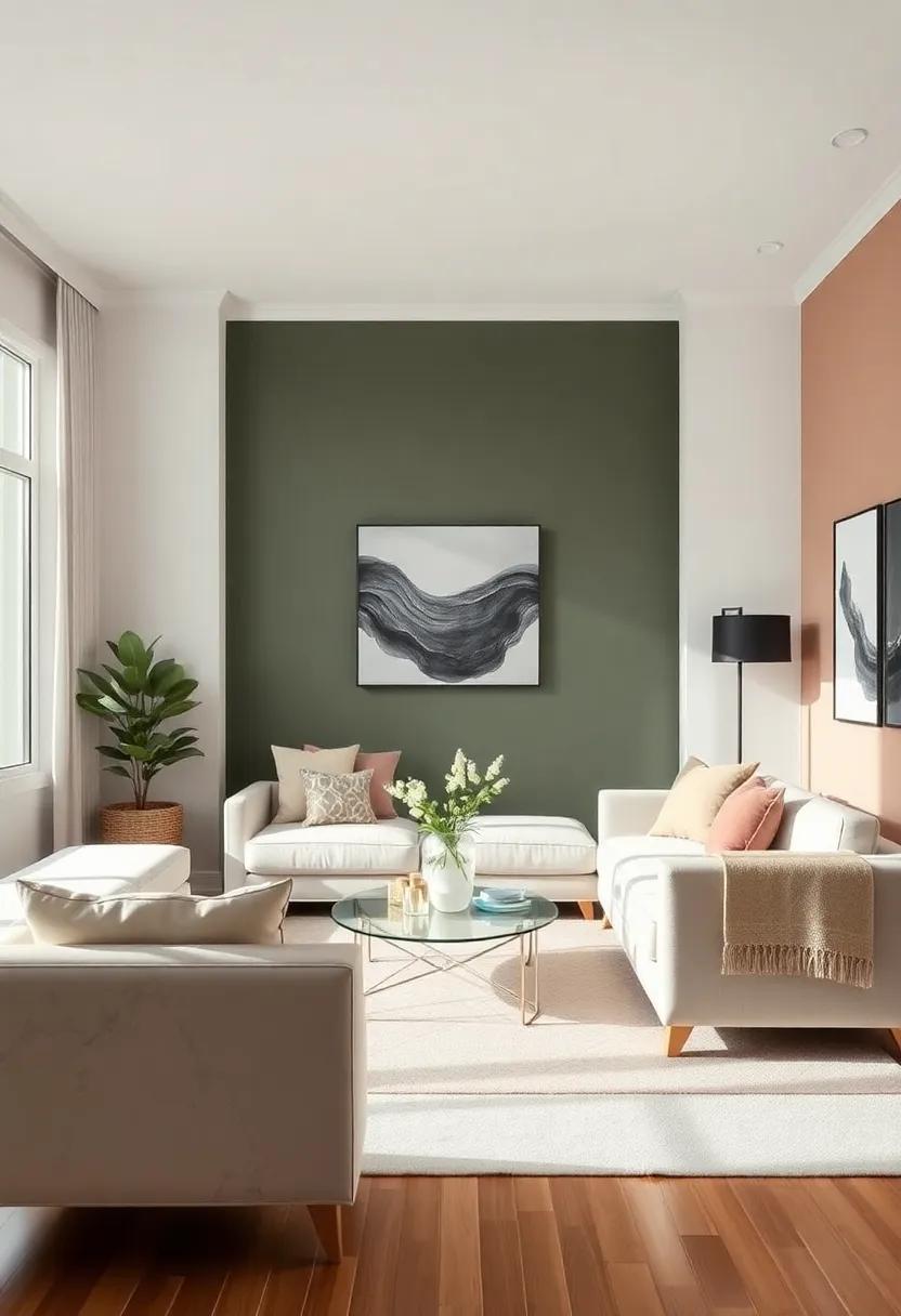 Accent Walls‌ and Neutral Furniture: Striking ‌the‌ Right ​Balance