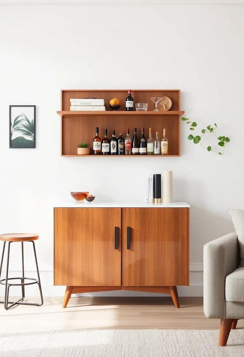 Mid-Century Modern ​Cabinet: ⁢Embrace the retro aesthetic with ‌a compact mid-century⁤ style cabinet that holds your​ bar essentials behind closed doors