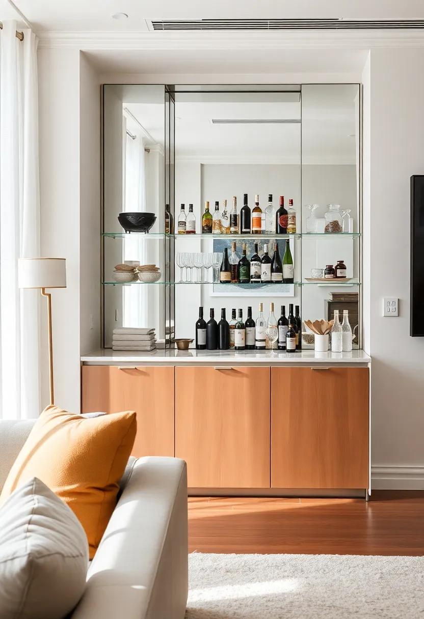 Glass Door Cabinet: Opt for a‍ glass-door⁤ cabinet to exhibit ⁣your ⁢glassware collection, ​which adds elegance and an air of sophistication
