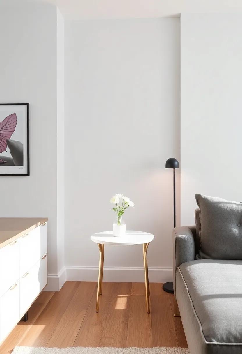 Delight in a sleek industrial loft where a compact ​metal⁣ foldable side table fits perfectly​ into ⁣tight corners, maximizing functionality while exuding an edgy vibe ⁢that ‍reflects urban living