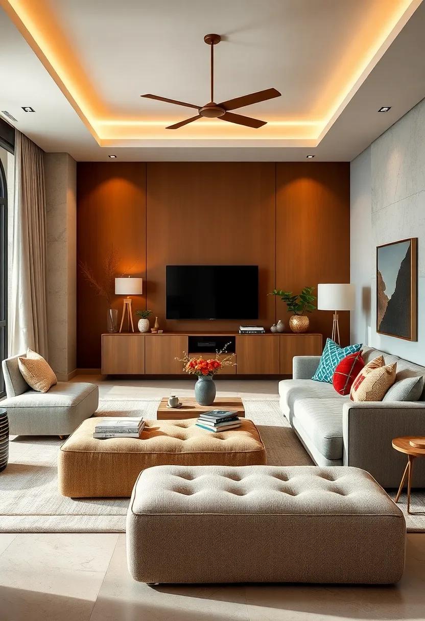 Artisan Craftsmanship in Modular Ottomans Highlighting Handwoven‍ Textiles and Sustainable Materials