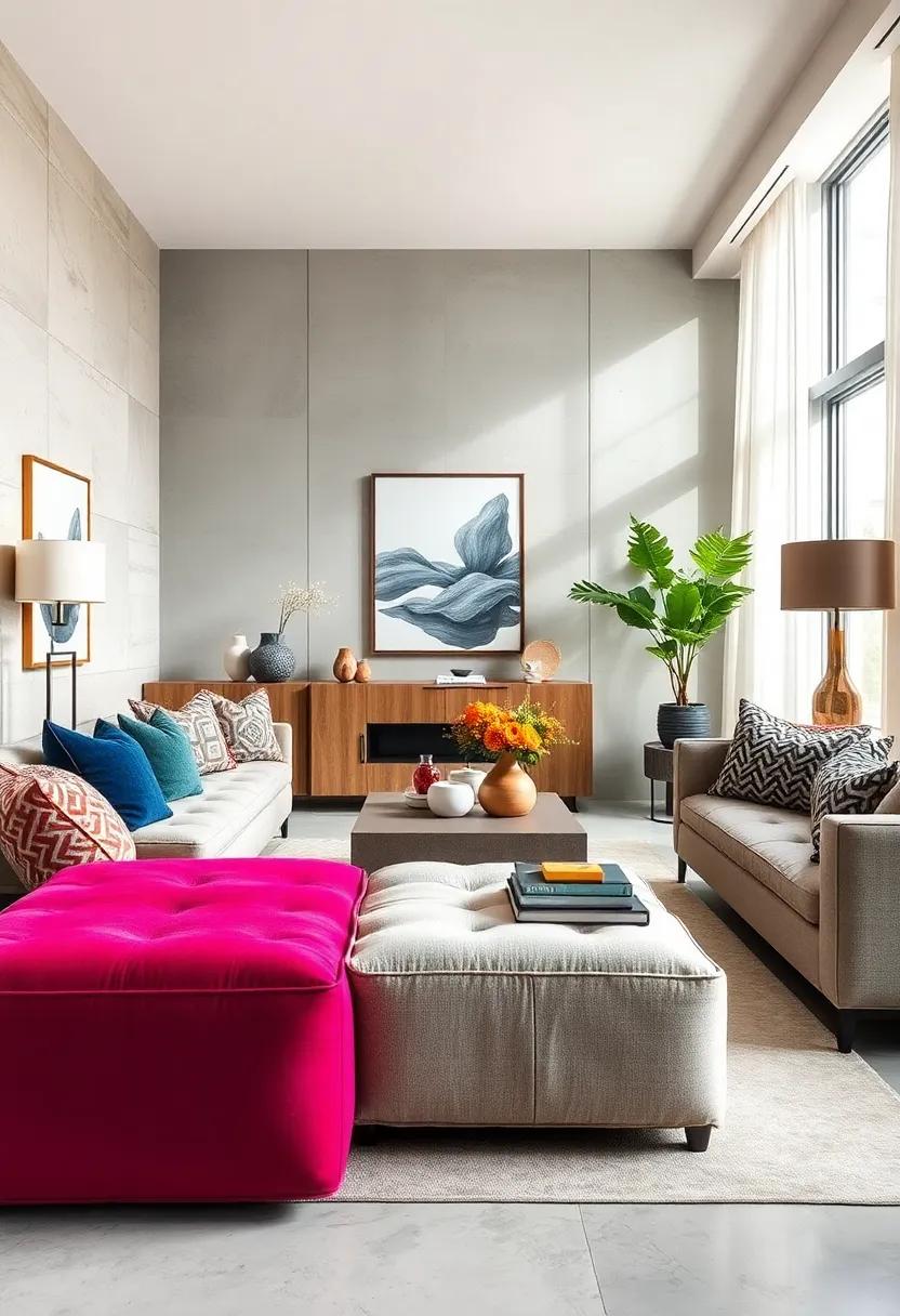 Textured Fabrics and Patterns Elevating the⁣ Visual Appeal ⁤of modular ‌Storage Ottomans in Contemporary Spaces