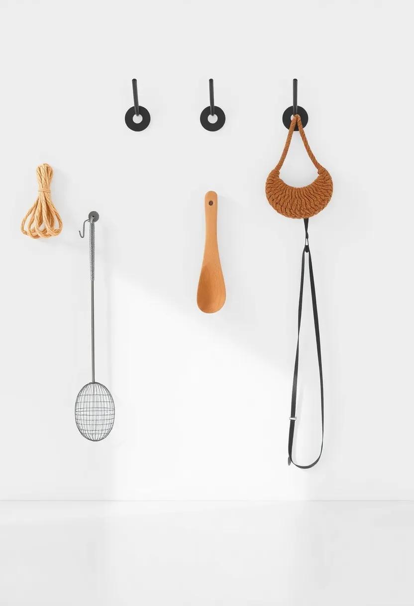 Incorporate Hooks and Pegboards: Hang accessories,‍ tools, or kitchenware⁢ on hooks and⁢ pegboards to clear ⁤countertops and ‍make items‌ easy to grab