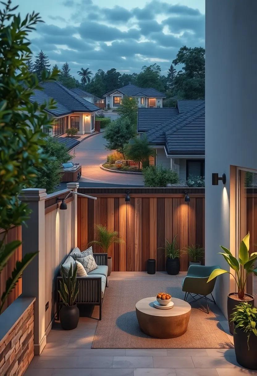 Aerial Perspective of Residential Neighborhood highlighting Tiny, Almost Invisible Cameras Mounted Along Fence Lines