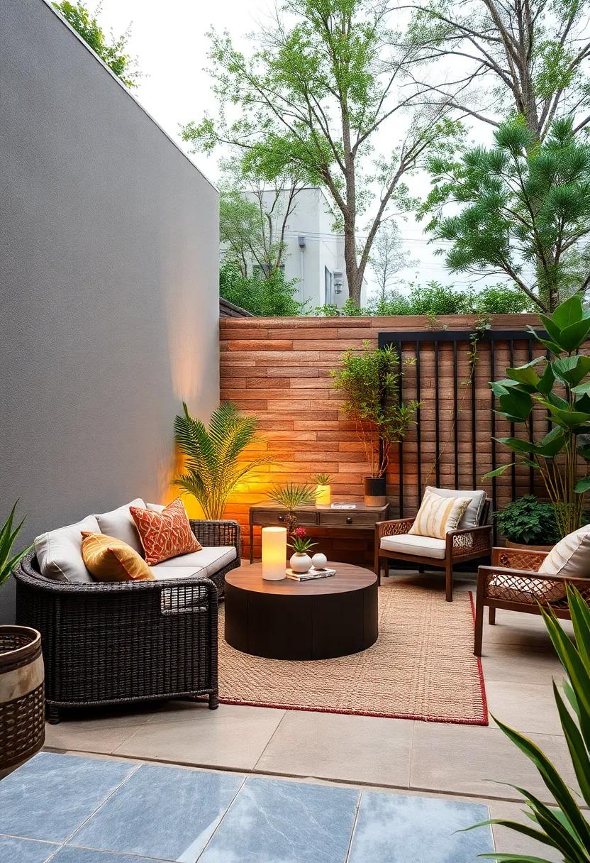 Industrial Edge: Large granite stones set alongside thick, riveted⁤ iron fencing evoke an urban⁣ loft ⁤vibe that’s both bold and functional