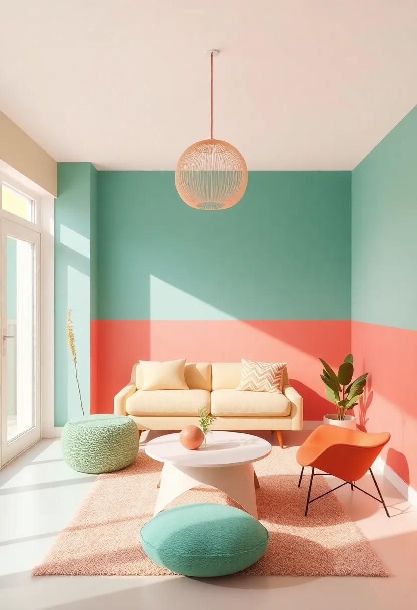 Color-Blocked Rooms: Employ bold, exclusive paint‍ choices that ‌segments your room in ​unexpected, happy ‍ways—think a bright sunset gradient