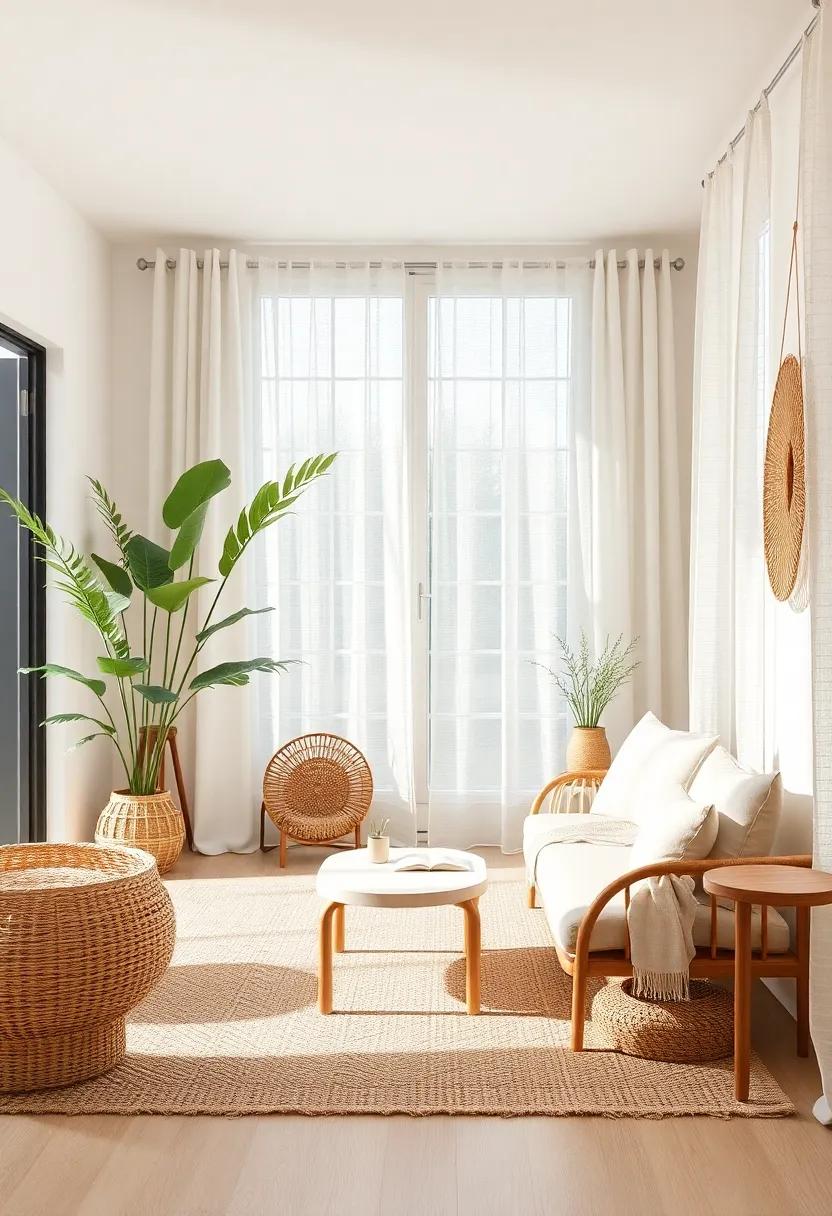 Natural Textures: ‌Incorporate ‍woven rattan, jute ⁤rugs, and linen curtains to‍ add ⁤warmth and an organic touch​ to⁤ your ​summer decor