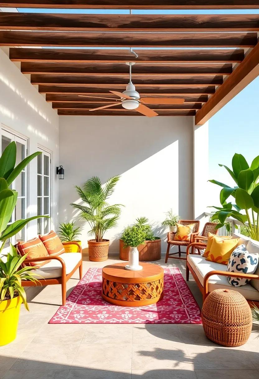 Playful Outdoor ⁤Spaces: Create inviting outdoor lounge​ or ‌dining​ areas with eclectic​ furniture choices and colorful accessories for ⁢al fresco fun