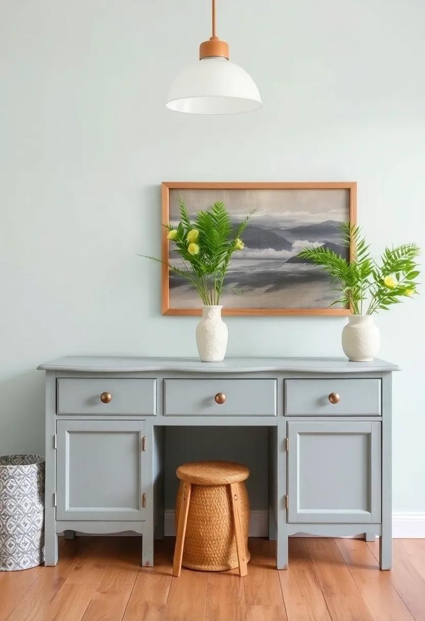Upcycled‌ Decor:​ Get creative with upcycled furniture—think a fresh coat of paint⁤ on thrifted finds ⁢to⁣ infuse character and⁢ sustainability