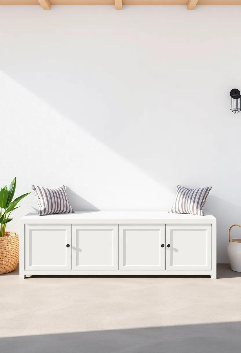 Functional and Stylish Outdoor⁣ Storage Benches with Hidden Compartments