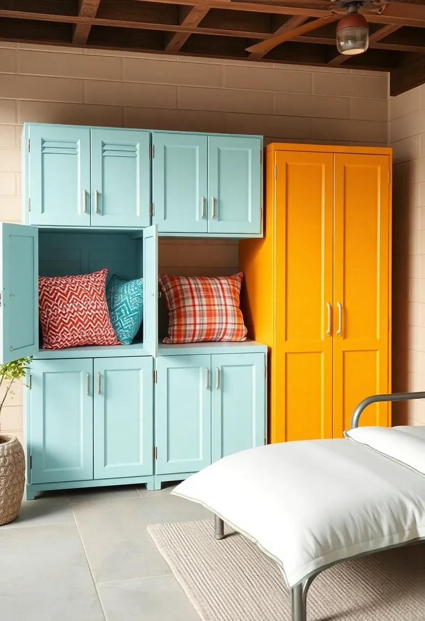 Rustic Wooden​ Shed Surrounded by ‍Lush ‌Greenery Housing Outdoor Lounge‌ Sets