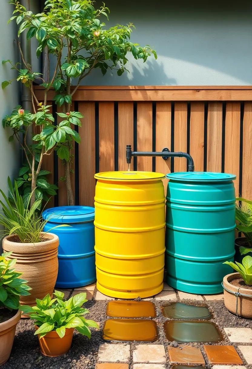 Eco-Friendly Watering System: Explore the benefits of using⁤ harvested rainwater to⁤ reduce ​your reliance on municipal water supplies