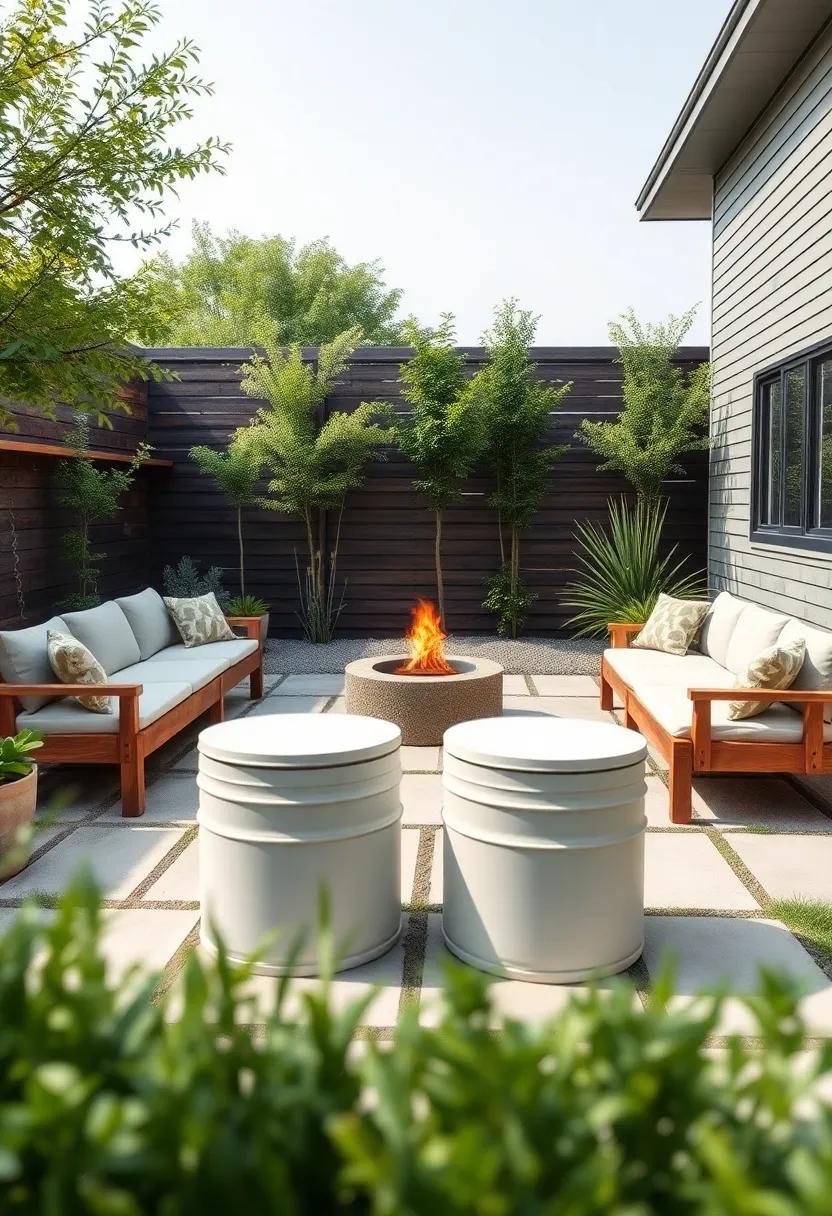 Design Multi-functional Spaces: Craft areas that incorporate seating,fire ⁣pits,and rain barrels to maximize outdoor ⁢enjoyment