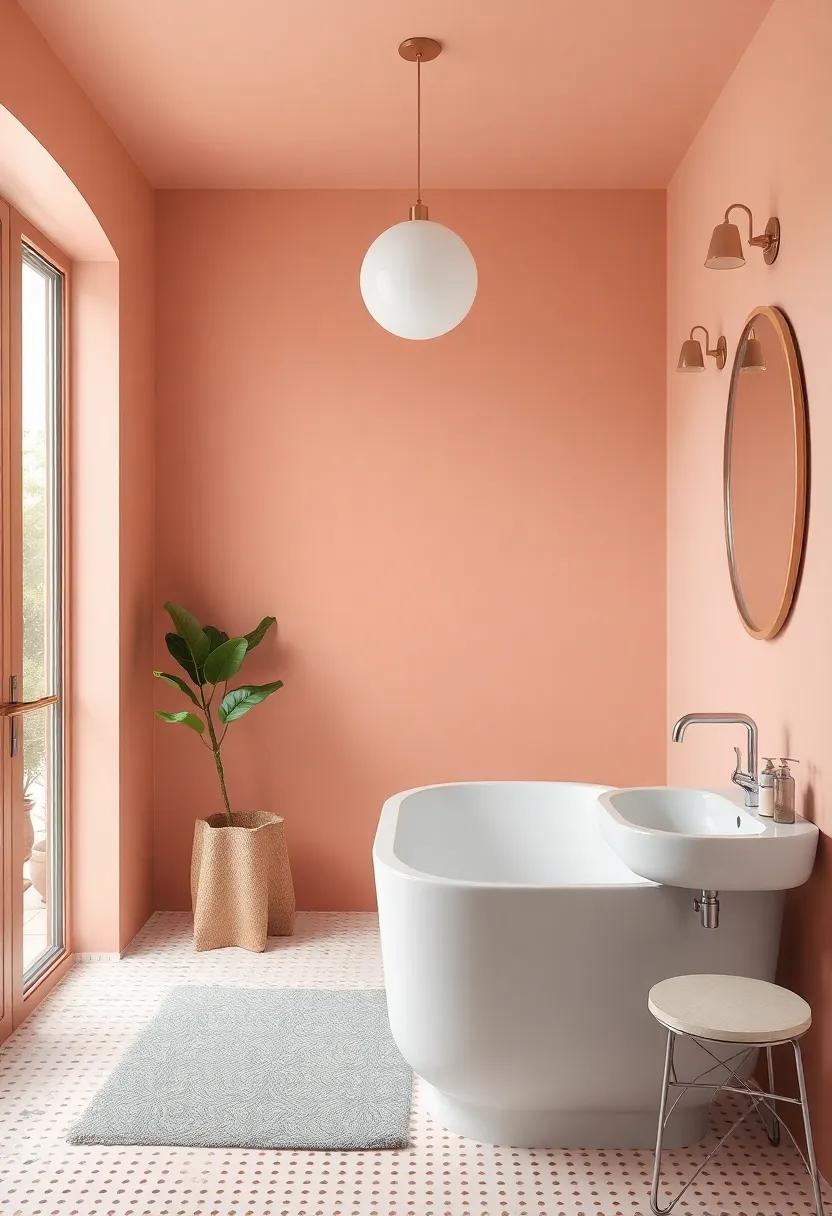 Exploring Color Palettes inspired‌ by Retro Bathroom ​Designs