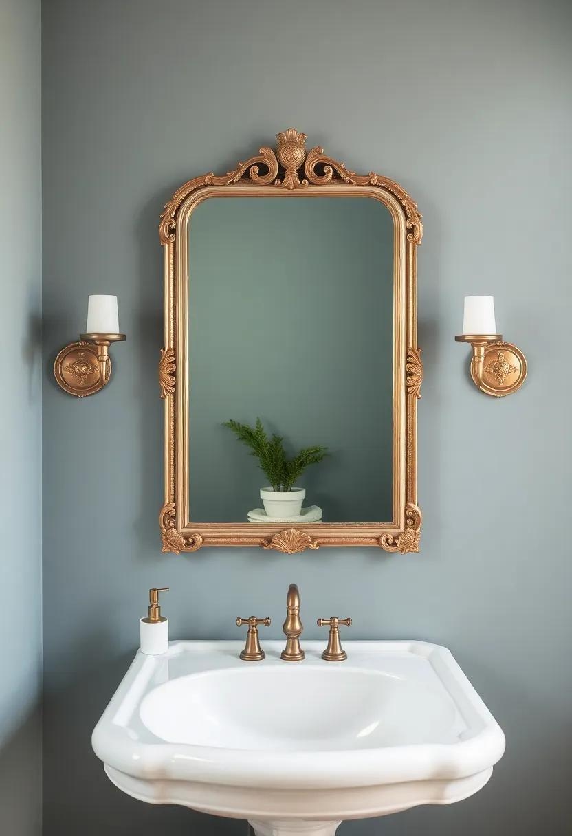 Incorporating Antique Mirrors for a Touch of Glamour