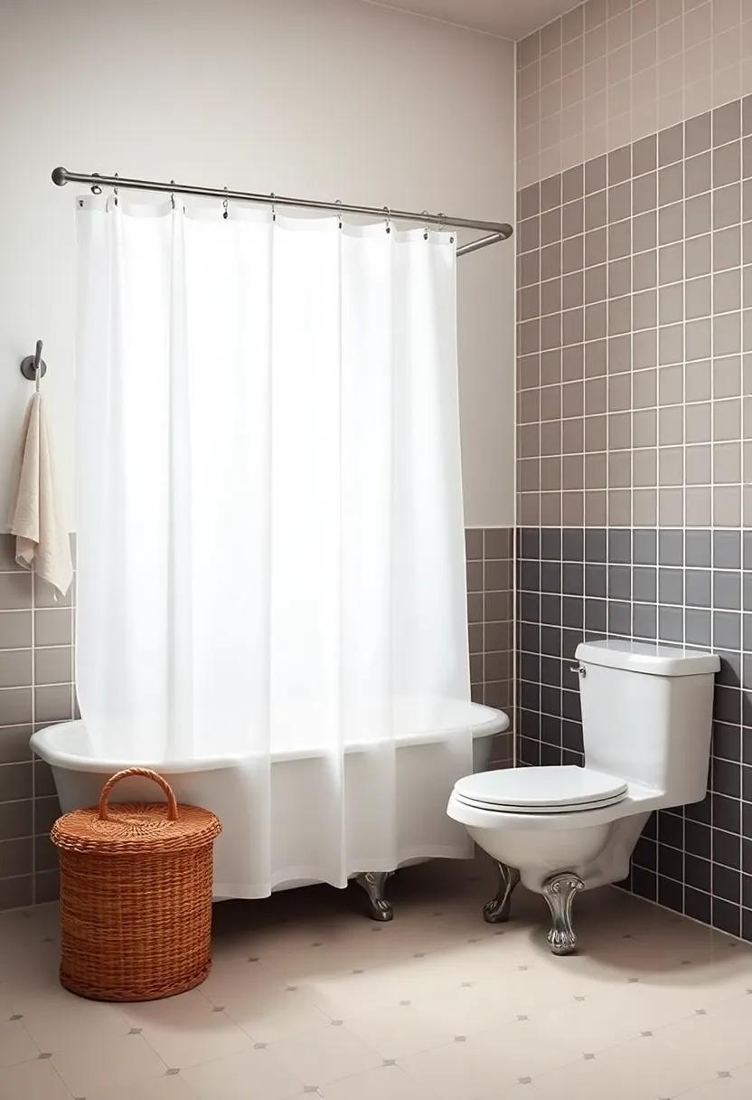 Nostalgic Shower Curtains: A Stylish Addition to Retro Decor