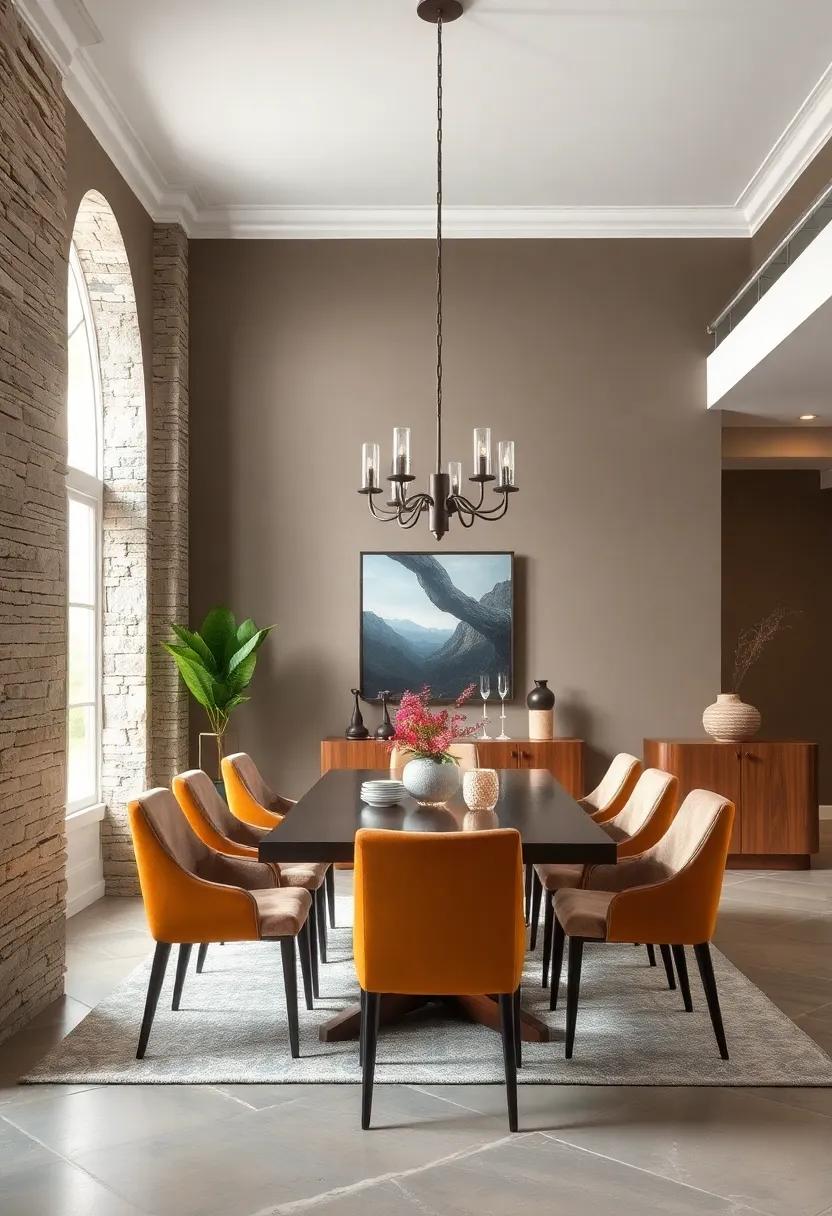 Smoky ⁣Taupe ‍Paints Offering A Neutral Yet⁣ intriguing Canvas For Dining Room Decor